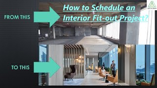 Practical Scheduling Timeline for Interior Fitout Construction Projects [upl. by Imotih]