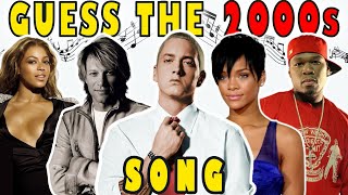 Guess The 2000s Song  Most Polular Music Quiz 2000s [upl. by Erdnad145]