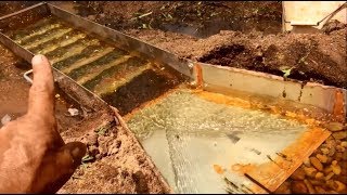 Alluvial Gold Prospecting  How to Set Up a River Sluice  Aussie Bloke Prospector [upl. by Anwahsak]