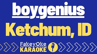 boygenius  Ketchum ID Karaoke [upl. by Guildroy]