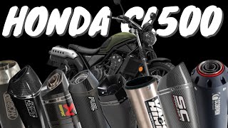 เสียงท่อ Honda CL500 exhaust sound [upl. by Yntrok]