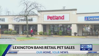 Petland announces plan to fight Lexington retail pet sale ban [upl. by Ahseiat]