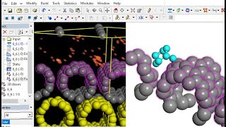 Materials Studio  Carbon Nanotubes CNTs amp Adsorption of compounddyes nanomaterials MajidAli2020 [upl. by Lianne]