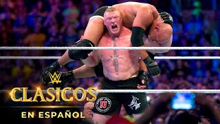 LUCHA COMPLETA — Goldberg vs Brock Lesnar WrestleMania 33 [upl. by Damiani]