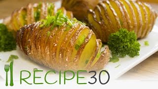 HASSELBACK POTATOES the baked potato recipe  Recipe30 [upl. by Gemperle843]