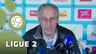 Conférence de presse Chamois Niortais  AJ Auxerre 10  20132014 [upl. by Atelra583]