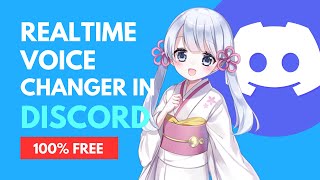 How to Change Your Voice in Realtime on Discord amp Games with this FREE AI [upl. by Phaidra]