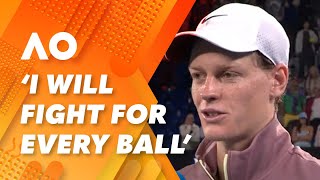 Jannik Sinner throws down the gauntlet for Novak 2024 Australian Open  Wide World of Sport [upl. by Sivahc161]