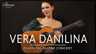 VERA DANILINA  Classical Guitar Concert  Mozart Bach Sor VillaLobos amp more  Siccas Guitars [upl. by Windsor826]