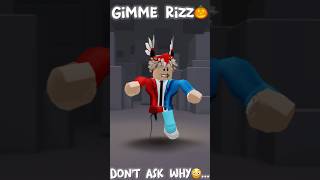 Gimme Rizz🎃 roblox funnygames halloween halloween2024 fyp [upl. by Dessma]