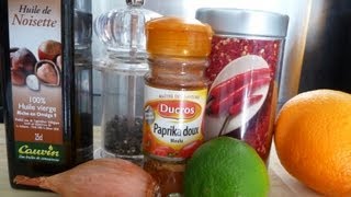 Toutes mes recettes minceur  vinaigrette huile de noisette et citron vert [upl. by Naginnarb]