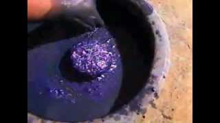 Natural Indigo Dye Fermentation Process [upl. by Aseram]