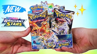 Opening a Pokemon Brilliant Stars Booster Box [upl. by Glovsky]