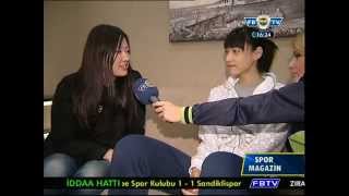 Yeon Koung Kim  Mini interview  Fenerbahce Tv 03212012 [upl. by Mack]