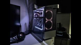 NZXT H510 White build [upl. by Romelle375]