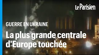 La Russie bombarde une centrale nucléaire dUkraine Zelensky sinquiète d «un désastre nucléa [upl. by Yaker]