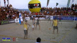 Finale Bagno Delfino 2011  MeliconiCalbucci vs TazzariGaravini Secondo SET [upl. by Sucramraj24]