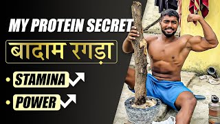 Desi Protein Badam Ragda Recipe  Best for Stamina and Power  Ankit Baiyanpuria [upl. by Inalak]