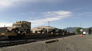 BNSF 3840 East SDS Lumber Mill Bingen WA [upl. by Revorg509]