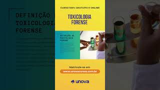 Curso de Toxicologia Forense Grátis e Online unovacursos [upl. by Nortal]