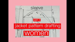 Bespoke Tailoring 91 Pattern Drafting for Women Part 3 [upl. by Nisen]