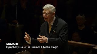 Herbert Blomstedt Conducts Mozarts Symphony No 40 [upl. by Stimson]