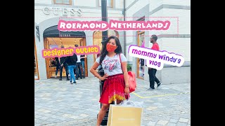 Shopping at Roermond Netherlands Designer Outlet Mommy Windy [upl. by Anoo580]