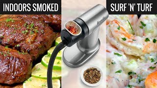 Indoor Smoked RibEye Steak Sous Vide Surf and Turf Perfection [upl. by Yer]