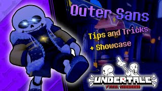 Outertale Sans  Tips and Tricks Undertale Final Showdown [upl. by Eustatius]