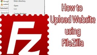 How to upload Website to online Server Using Filezilla English [upl. by Eerdna]