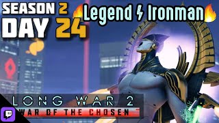 XCOM 2  Long War of the Chosen 11  2024 LegendIronman  Season 2 Day 24 [upl. by Odlaner]