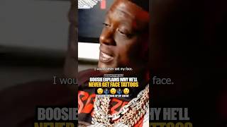 Boosie explains why he’ll never get his face tatted 😲🤷🏽‍♂️💯 boosie boosiebadazz hiphop [upl. by Dyan830]