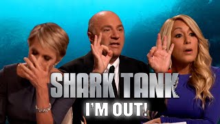 Top 3 Times The Sharks Said quotIm Outquot  Shark Tank US  Shark Tank Global [upl. by Neret]