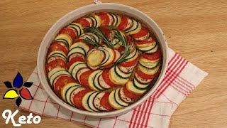 Ratatouille Pixar Style  Confit Byaldi keto sugar free gluten free [upl. by Lekzehcey]