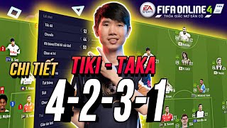 THÀNH HOÀ  CHI TIẾT 4231 TIKITAKA TẠI GAMEPLAY 90 TRONG FIFA ONLINE 4 [upl. by Kcirej]