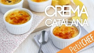 Crema catalana tradicional deliciosa  Petitchef [upl. by Nnair119]