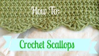 Crochet Scallops [upl. by Yelhak]