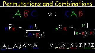 Permutations and Combinations Tutorial [upl. by Hnirt]