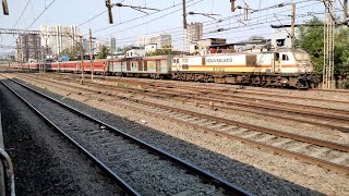 VSKP WAP7 Hauls 12142 Patliputra  Mumbai LTT SF Express [upl. by Tertia]