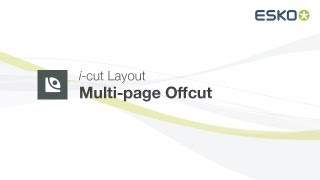 Introduction to multipage offcut in icut Layout [upl. by Nivra]