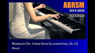 青苗琴行 x 香港演藝精英協會 ABRSM Piano 2019  2020 Grade 6 B1 Moderato No4 [upl. by Pastelki]