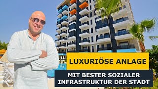 Wohnung in Alanya mit Möbeln und Geräten Bezirk Avsallar Immobilien in der Türkei [upl. by Oderfliw998]