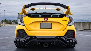 Tomei Ti Expreme Type R Honda Civic FK8 Single Exhaust Full Titanium [upl. by Ninos]