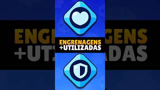 AS ENGRENAGENS MAIS UTILIZADAS DO BRAWL STARS 🤯 [upl. by Sutit]