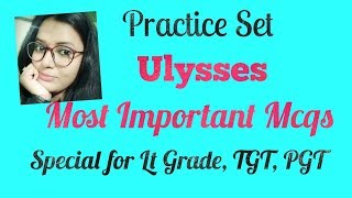 Ulysses Objective Type QuestionsPractice SetMcqs [upl. by Michel593]