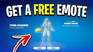 How To Get The FREE quotNanner Ringerquot Emote In Fortnite [upl. by Nayrb]