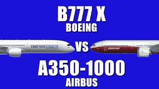 Boeing 777x vs A3501000  Which one is your favorite [upl. by Denby]