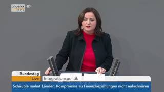 Bundestag Debatte zur Integrationspolitik am 16022017 [upl. by Tnecnev]