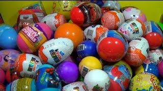 Kinder Surprise Eggs Unboxing Kinder Joy Surprise [upl. by Arratoon39]