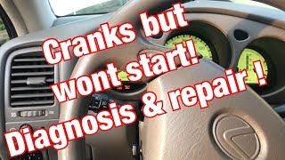 How to fix a Lexus that cranks but won’t start [upl. by Robb222]